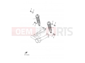 YAMAHA VMax 1200 VMX1200 (2EN) 1992 REAR ARM & SUSPENSION
