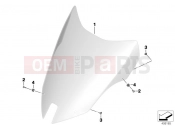 BMW Motorrad BMW 2020 C models C evolution (0C03) Windscreen | Windscreen