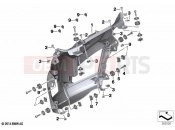BMW Motorrad BMW 2020 C models C evolution (0C03) Headlight carrier | Headlight carrier