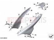 BMW Motorrad BMW 2020 C models C evolution (0C03) Tail trim | Tail trim