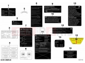 BMW Motorrad BMW 2020 C models C evolution (0C03) Assorted information plates | Assorted information plates