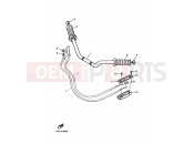 YAMAHA VMax 1200 VMX1200 (2EN) 1992 STEERING HANDLE & CABLE