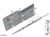 BMW Motorrad BMW 2022 C models CE04 (0C51, 0C53) Footboard trim | Footboard trim