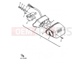 YAMAHA VMax 1200 VMX1200 (2EN) 1992 TAILLIGHT