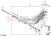 BMW Motorrad BMW 2021 C models CE04 (0C51, 0C53) Rear wheel swinging arm