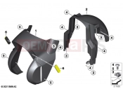 BMW Motorrad BMW 2021 C models CE04 (0C51, 0C53) Front-wheel cover | Front-wheel cover