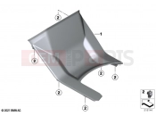 BMW Motorrad BMW 2021 C models CE04 (0C51, 0C53) Cover, middle top