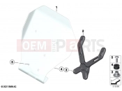 BMW Motorrad BMW 2021 C models CE04 (0C51, 0C53) Windscreen, high | Windscreen, high