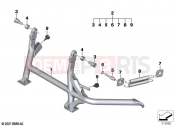 BMW Motorrad BMW 2021 C models CE04 (0C51, 0C53) Centre stand 2 | Centre stand 2