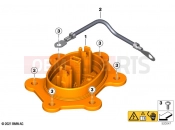 BMW Motorrad BMW 2021 C models CE04 (0C51, 0C53) High-voltage connection pwr.electronics