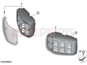 BMW Motorrad BMW 2021 C models CE04 (0C51, 0C53) LED flashing warning lights | LED flashing warning lights