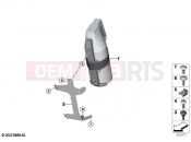 BMW Motorrad BMW 2021 C models CE04 (0C51, 0C53) Fire extinguisher holder | Fire extinguisher holder