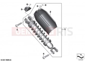 BMW Motorrad BMW 2020 C models CE04 (0C51, 0C53) Spring strut, rear | Spring strut, rear