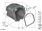 BMW Motorrad BMW 2020 C models CE04 (0C51, 0C53) Helmet compartment base | Helmet compartment base