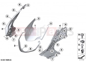 BMW Motorrad BMW 2020 C models CE04 (0C51, 0C53) Headlight cover | Headlight cover