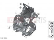 BMW Motorrad BMW 2020 C models CE04 (0C51, 0C53) Front panel carrier | Front panel carrier