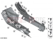 BMW Motorrad BMW 2020 C models CE04 (0C51, 0C53) Trim panel footboard | Trim panel footboard
