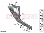 BMW Motorrad BMW 2020 C models CE04 (0C51, 0C53) Footboard support | Footboard support