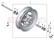 BMW Motorrad BMW 2020 C models CE04 (0C51, 0C53) Front wheel | Front wheel