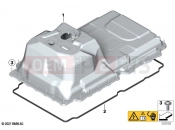 BMW Motorrad BMW 2020 C models CE04 (0C51, 0C53) Housing, high-voltage battery unit | Housing, high-voltage battery unit