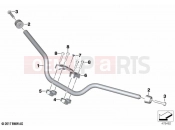 BMW Motorrad BMW 2022 F models F 750 GS (0B08, 0B18) Handlebar | Handlebar