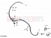 BMW Motorrad BMW 2022 F models F 750 GS (0B08, 0B18) Clutch cable | Clutch cable