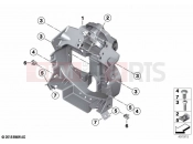 BMW Motorrad BMW 2021 F models F 750 GS (0B08, 0B18) Front panel carrier | Front panel carrier