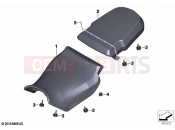 BMW Motorrad BMW 2021 F models F 750 GS (0B08, 0B18) Motorcycle seat Behörde