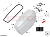 BMW Motorrad BMW 2021 F models F 750 GS (0B08, 0B18) Case, official-use, single parts 2