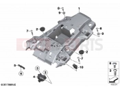 BMW Motorrad BMW 2021 F models F 750 GS (0B08, 0B18) Rear carrier part 2
