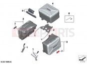BMW Motorrad BMW 2021 F models F 750 GS (0B08, 0B18) Luggage system Vario 2