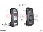 BMW Motorrad BMW 2020 F models F 750 GS (0B08, 0B18) Additional switch special vehicle right | Additional switch special vehicle right