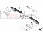 BMW Motorrad BMW 2020 F models F 750 GS (0B08, 0B18) Turn indicators, front | Turn indicators, front