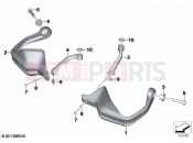 BMW Motorrad BMW 2021 F models F 750 GS (0B28) Hand protector | Hand protector