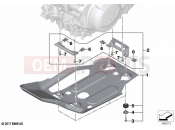 BMW Motorrad BMW 2021 F models F 750 GS (0B28) Engine guard, aluminium | Engine guard, aluminium