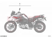 BMW Motorrad BMW 2021 F models F 750 GS (0B28) Sticker set 3 | Sticker set 3