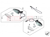 BMW Motorrad BMW 2021 F models F 750 GS (0B28) Turn indicators, front | Turn indicators, front