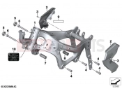 BMW Motorrad BMW 2020 F models F 750 GS (0B38) Front frame | Front frame
