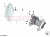 BMW Motorrad BMW 2020 F models F 750 GS (0B38) Windshield / mounting | Windshield / mounting