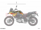 BMW Motorrad BMW 2020 F models F 750 GS (0B38) Sticker set 2 | Sticker set 2