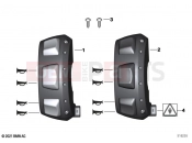 BMW Motorrad BMW 2020 F models F 750 GS (0B38) Additional switch special vehicle left | Additional switch special vehicle left