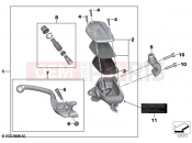 BMW Motorrad BMW 2022 F models F 850 GS (0B09, 0B19) Control assembly fitting | Control assembly fitting