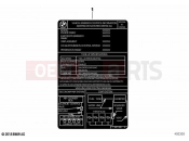 BMW Motorrad BMW 2022 F models F 850 GS (0B09, 0B19) Label 