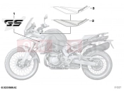 BMW Motorrad BMW 2022 F models F 850 GS (0B09, 0B19) Stick-on label 2 | Stick-on label 2