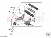 BMW Motorrad BMW 2023 F models F 850 GS (0B09, 0B19) Holder for Smartphone Cradle