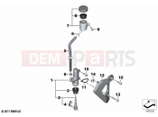 BMW Motorrad BMW 2023 F models F 850 GS (0B09, 0B19) Foot, brake master cylinder