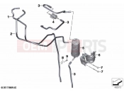BMW Motorrad BMW 2023 F models F 850 GS (0B09, 0B19) Activated Charcoal Filter / FUEL VENTILAT