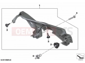 BMW Motorrad BMW 2023 F models F 850 GS (0B09, 0B19) Cover, cable runway
