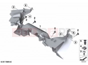 BMW Motorrad BMW 2023 F models F 850 GS (0B09, 0B19) Exhaust air duct 2