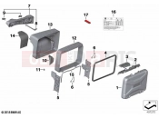 BMW Motorrad BMW 2023 F models F 850 GS (0B09, 0B19) Single parts, Vario case 2